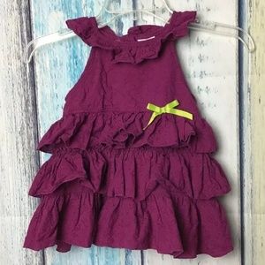 Kids Headquarters Purple Ruffle Dress (D)
